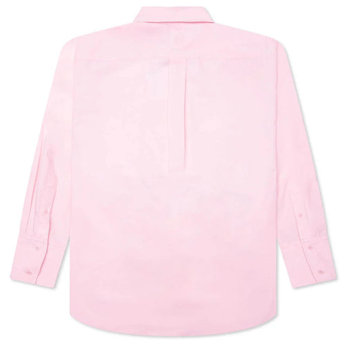 Satin Insert Shirt Rose Pink
