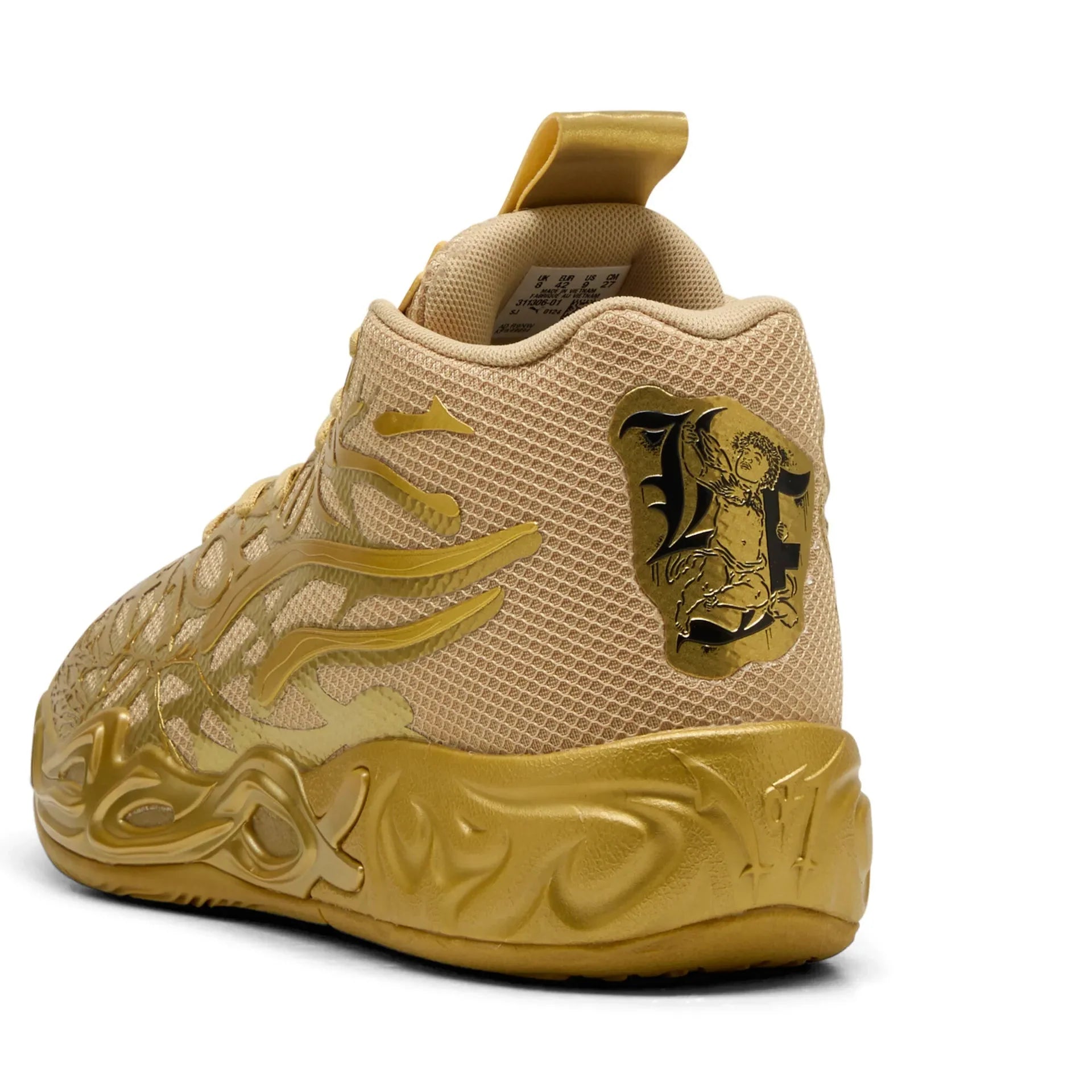 Tênis Puma LaMelo Ball MB04 Gold Child