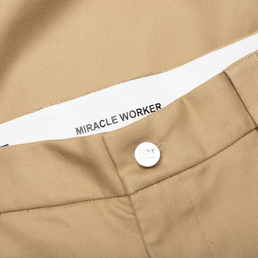Knit Patchwork Worker Pant Sand