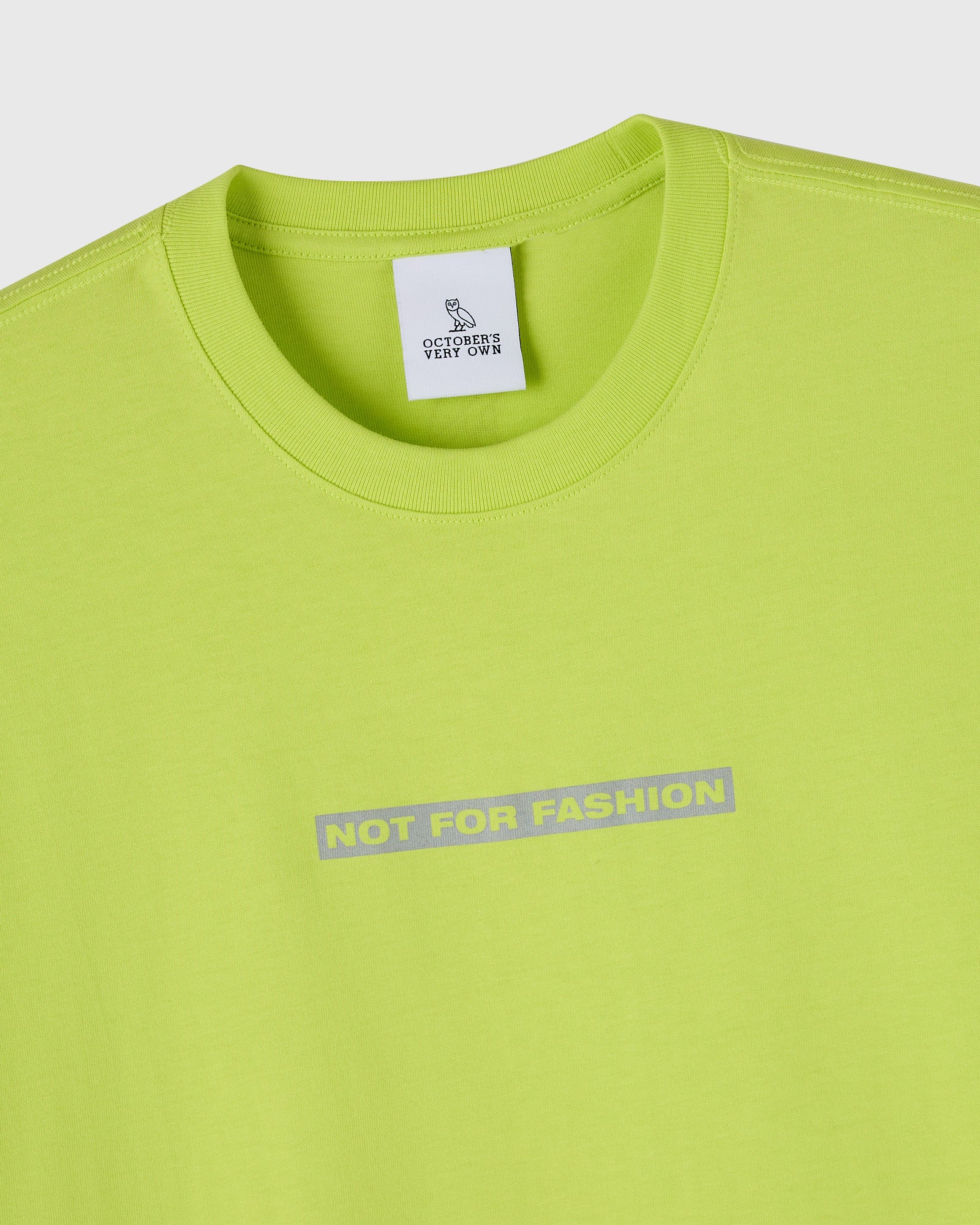 Not For Fashion Tee Lime