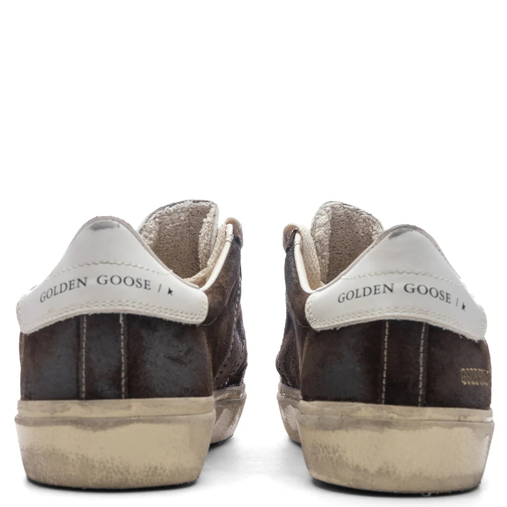 Womens Soul Star Suede Sneaker Dark Brown Milk