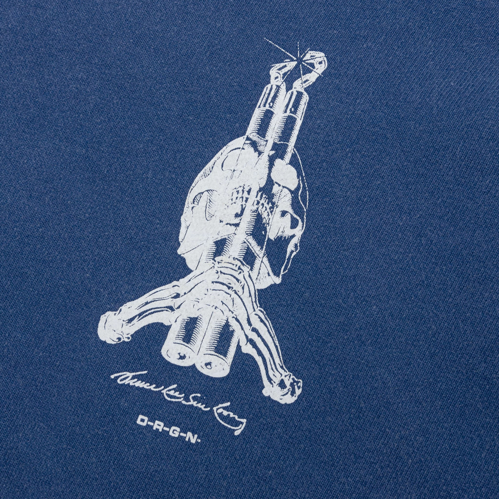 Bones Hoodie Faded Navy