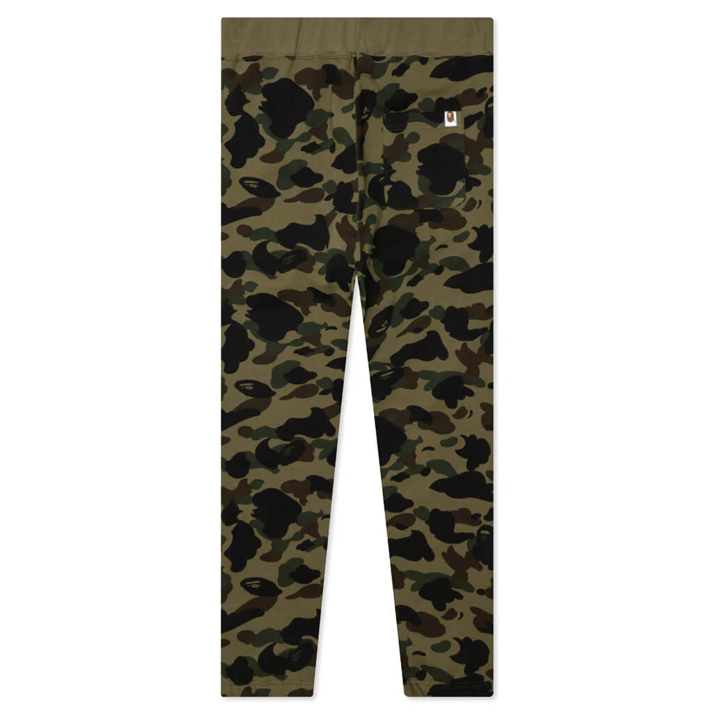 1st Camo Wide Fit Sweat Pants Green
