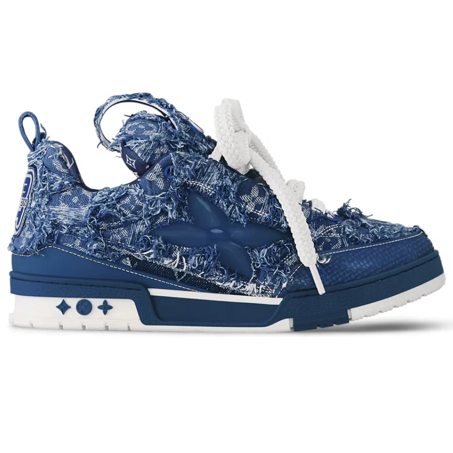 Louis Vuitton LV Skate Sneaker Blue Tapestry Denim