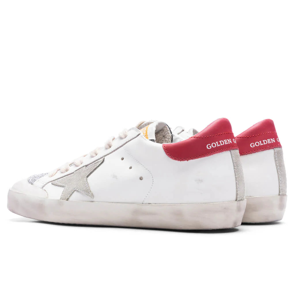 Womens Super Star Penstar White Silver Red