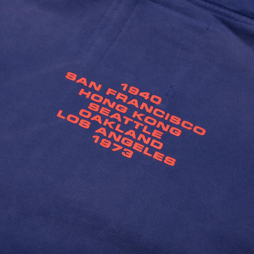 Origins Bleached Hoodie Bleached Blue