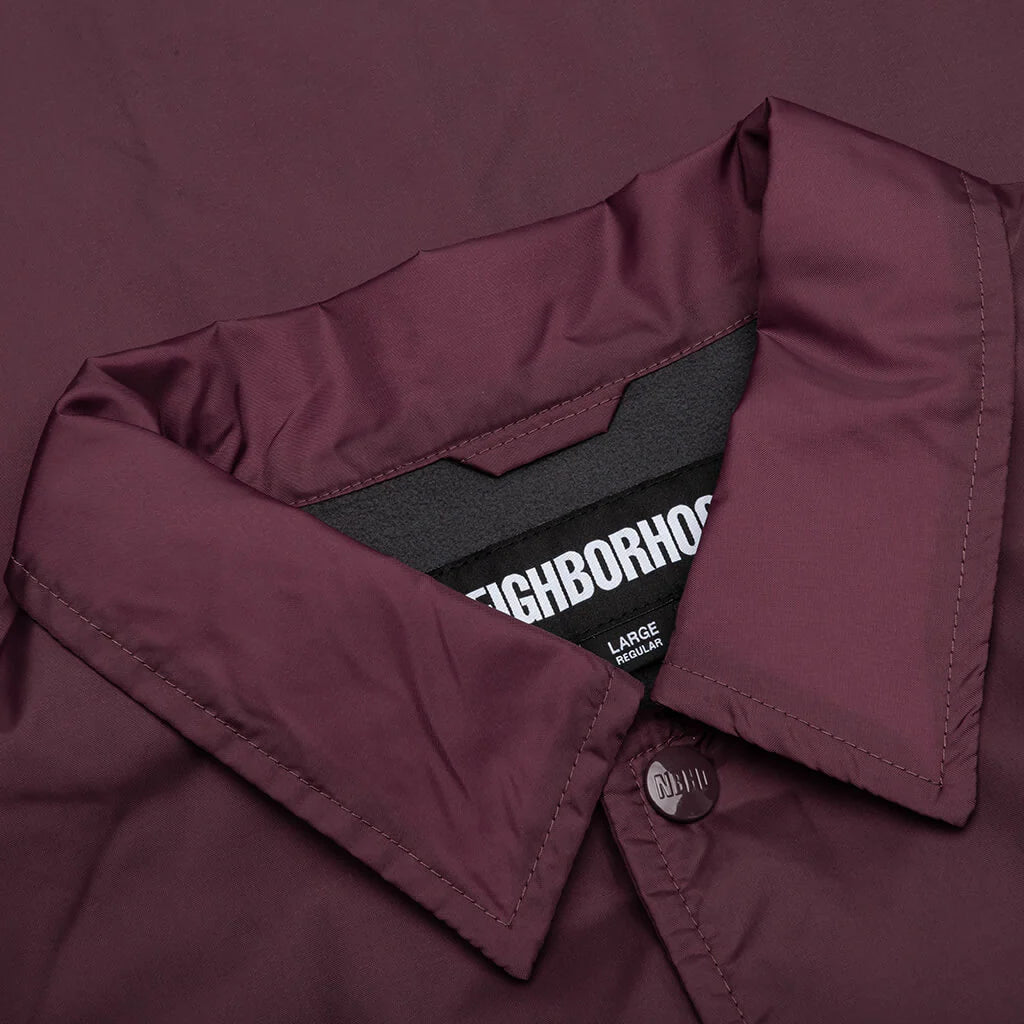 Windbreaker Jacket Burgundy