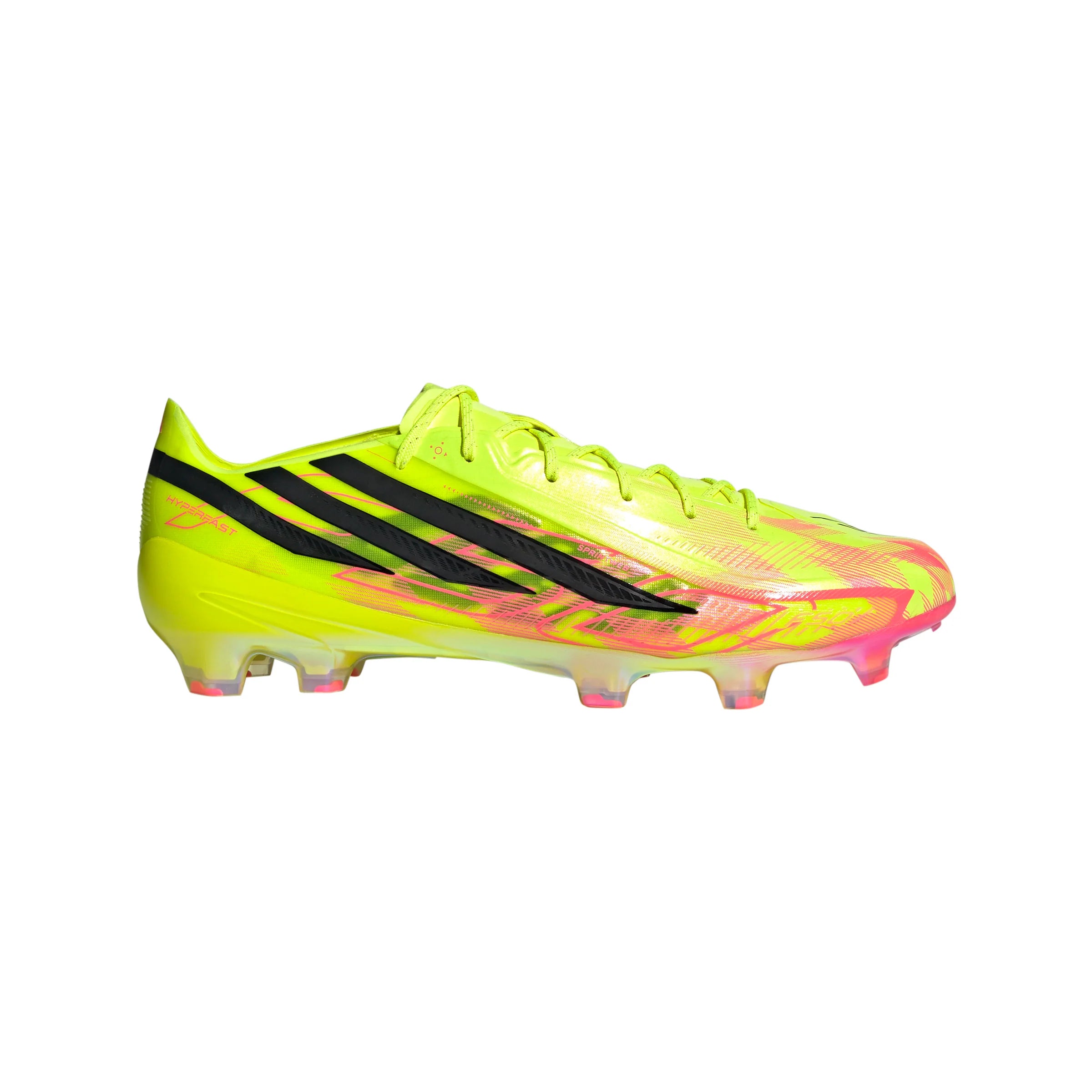 adidas F50 Hyperfast Elite Firm Ground Mens Soccer Cleats Yellow Black