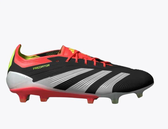 adidas Predator Elite FG Mens Firm Ground Soccer Cleats Black White Solar Red