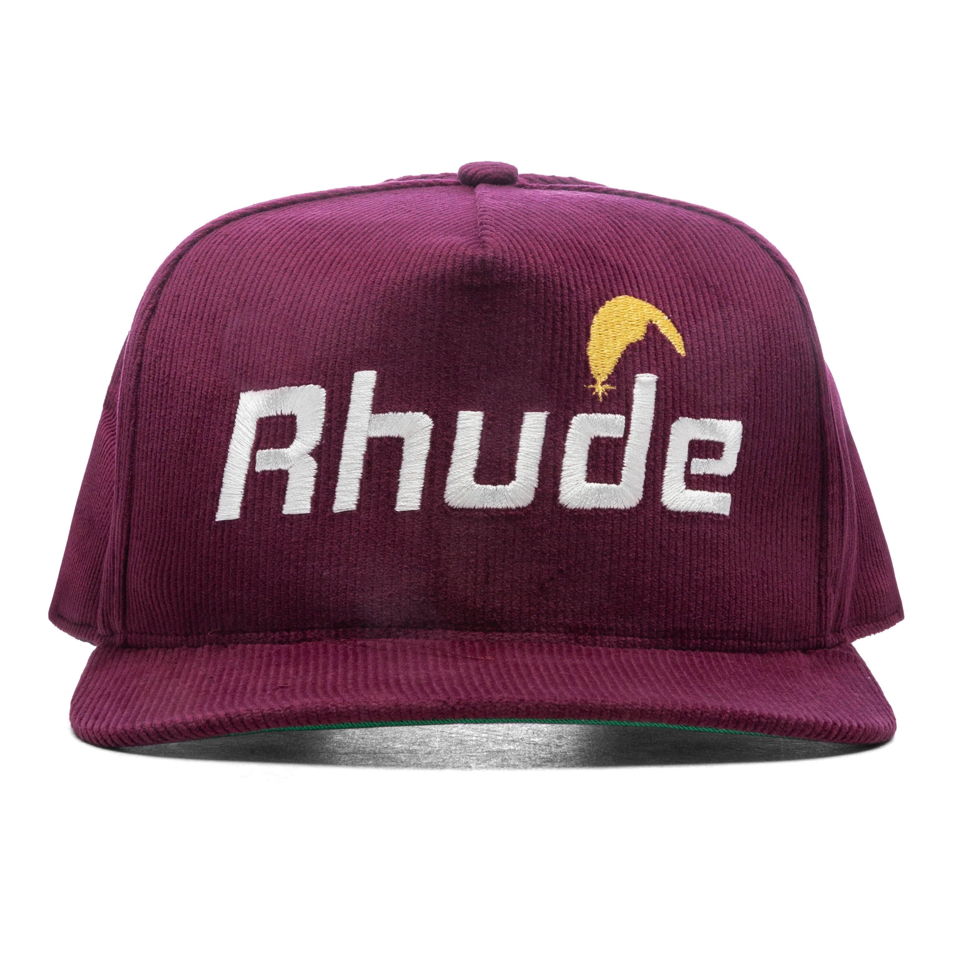 Cheval Corduroy Structure Hat Maroon
