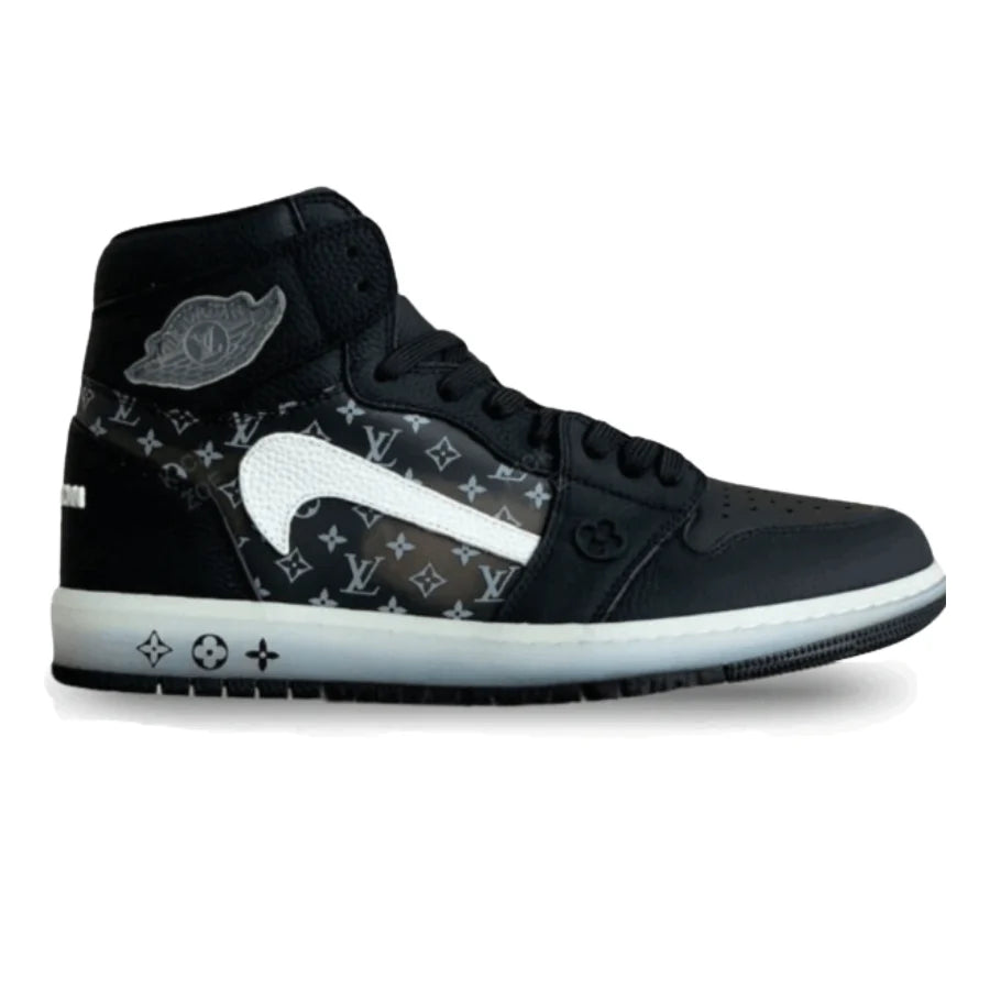 Nike Air Jordan 1 x LV Triple Black Monogram Edition