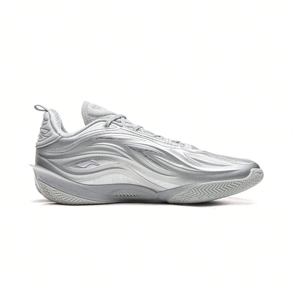 Tênis Li Ning Wade 808 5 Ultra V2 Silver Flash