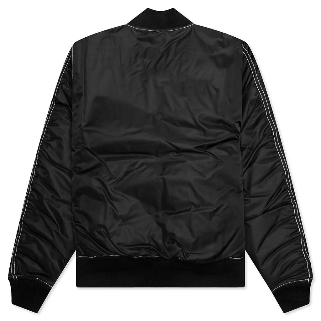 Built Bomber Jacket Black