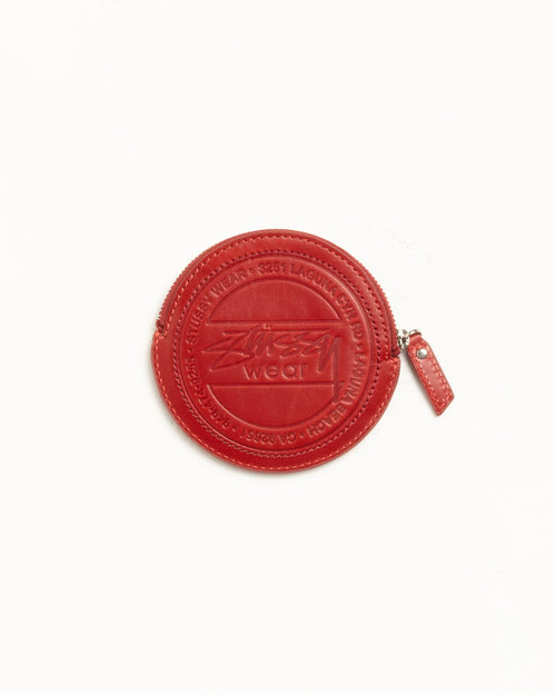SURF DOT LEATHER POUCH