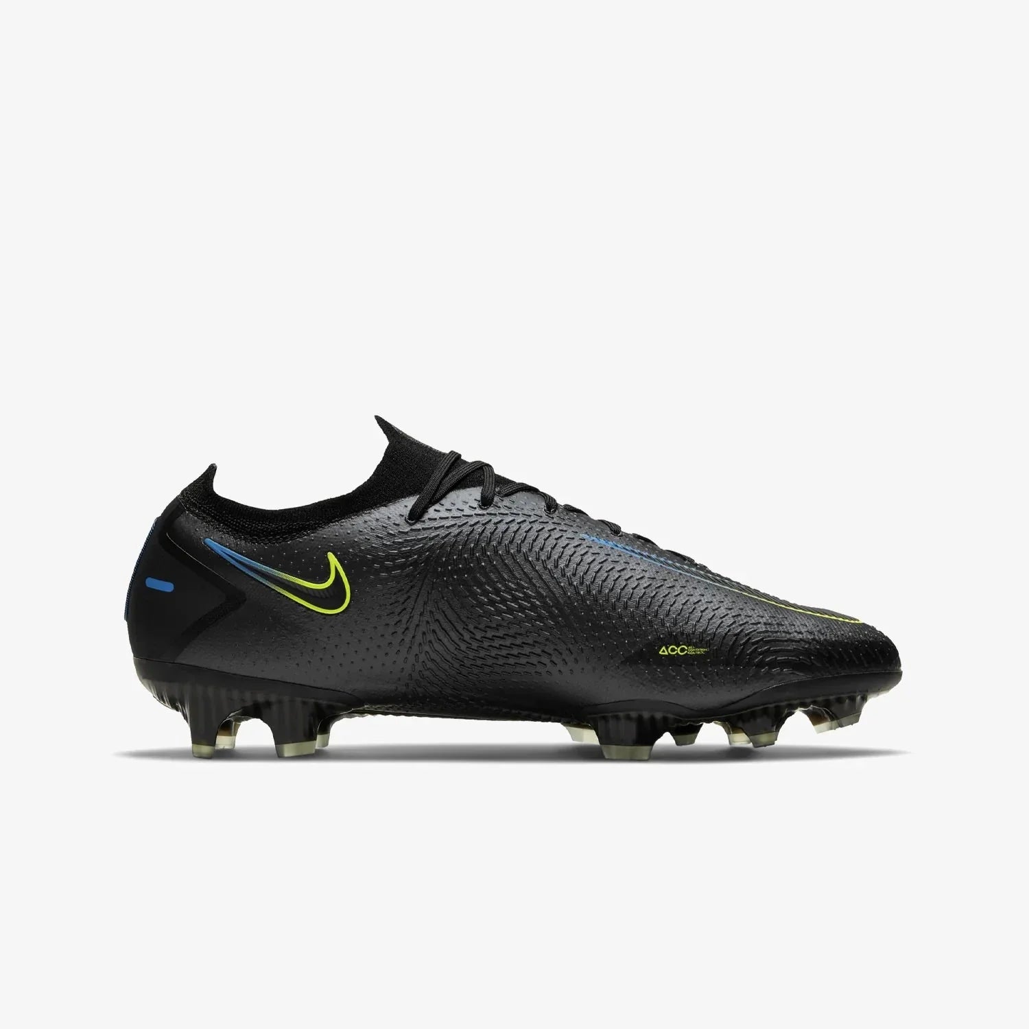 Nike Phantom GT Elite FG Firm Ground Soccer Cleats Black Blue