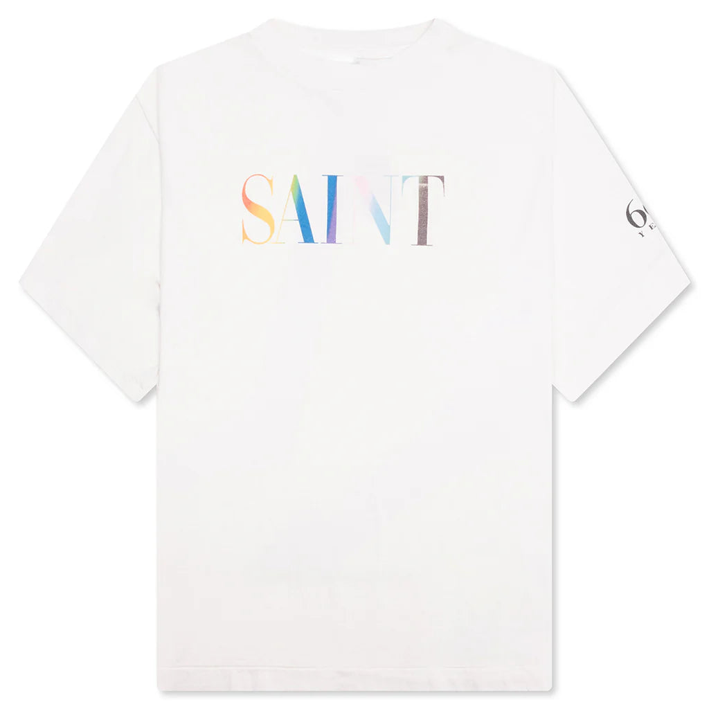 Rainbow Saint S S Tee White