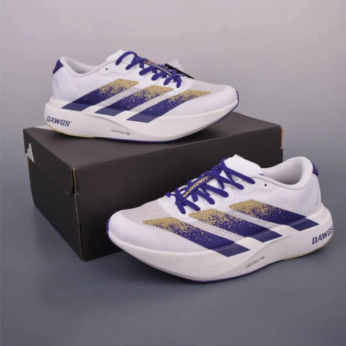 Tênis Adidas Adizero Evo SL Roxo Branco Dourado