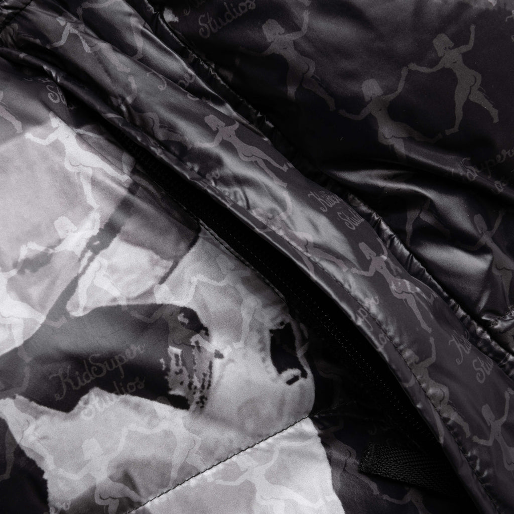 Puma x KidSuper MMQ AOP Puffer Jacket Black