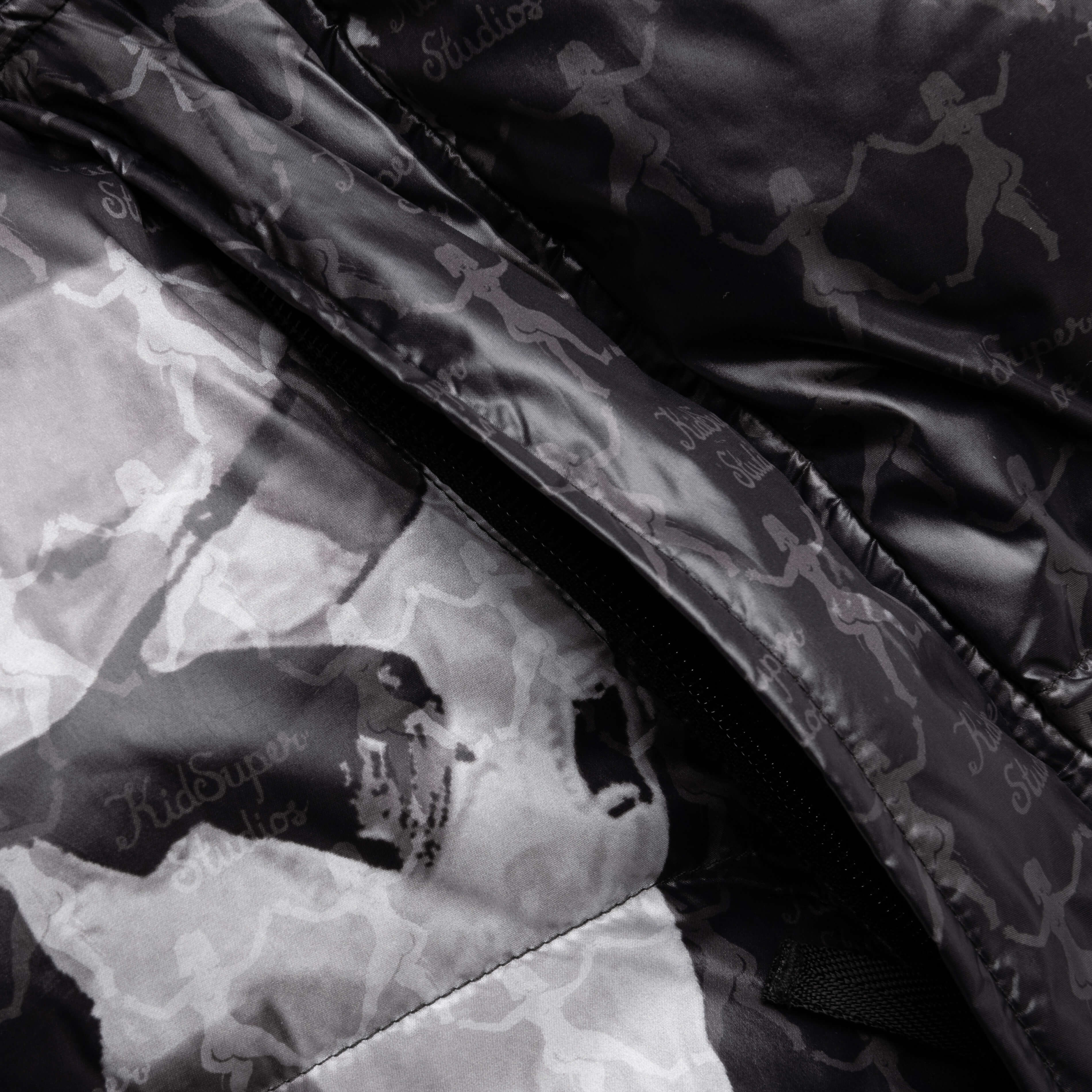 Puma x KidSuper MMQ AOP Puffer Jacket Black