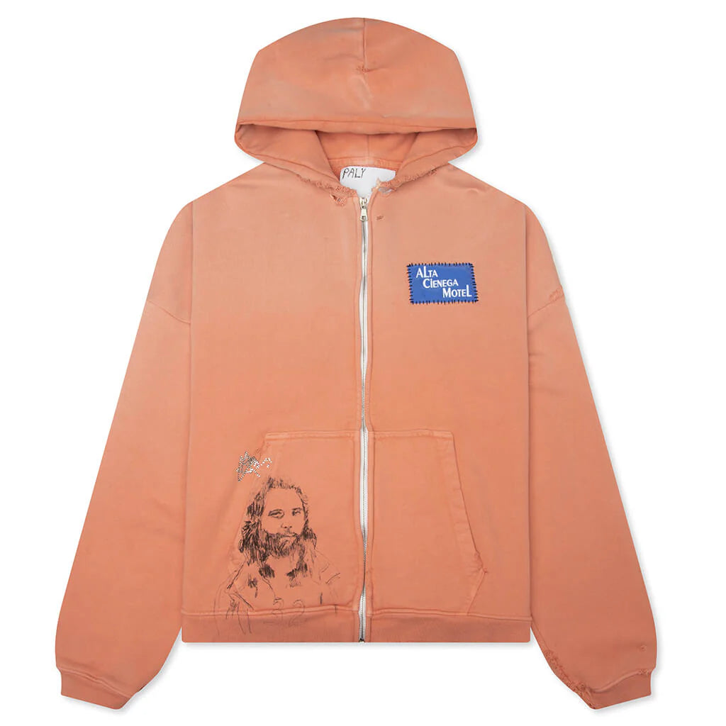 Alta Cienega Zip Hoodie Pink