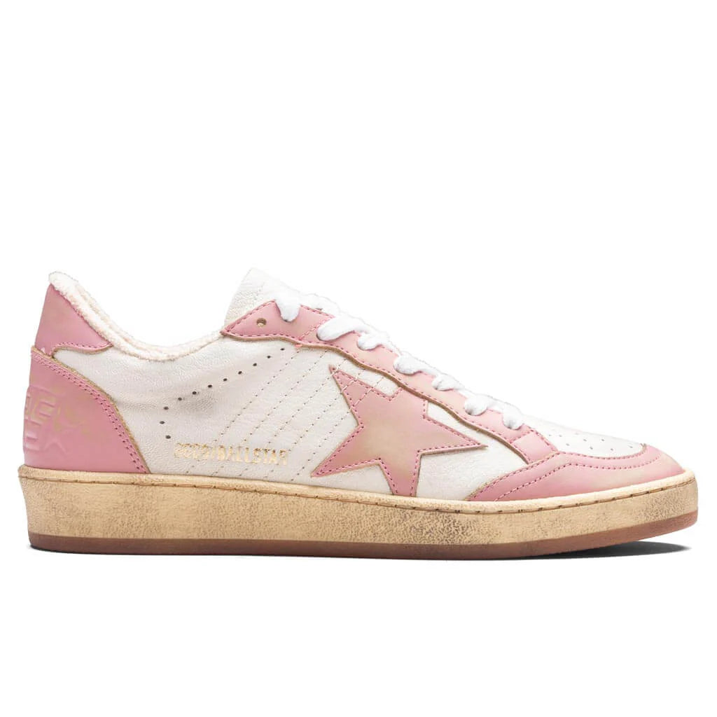 Womens Ball Star White Pink