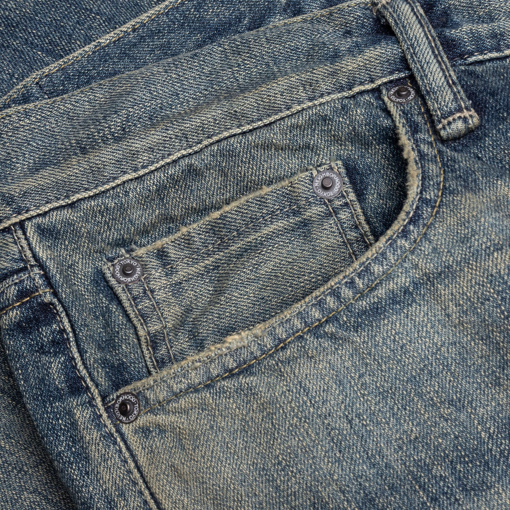 Savage Denim DP Wide Pants Indigo