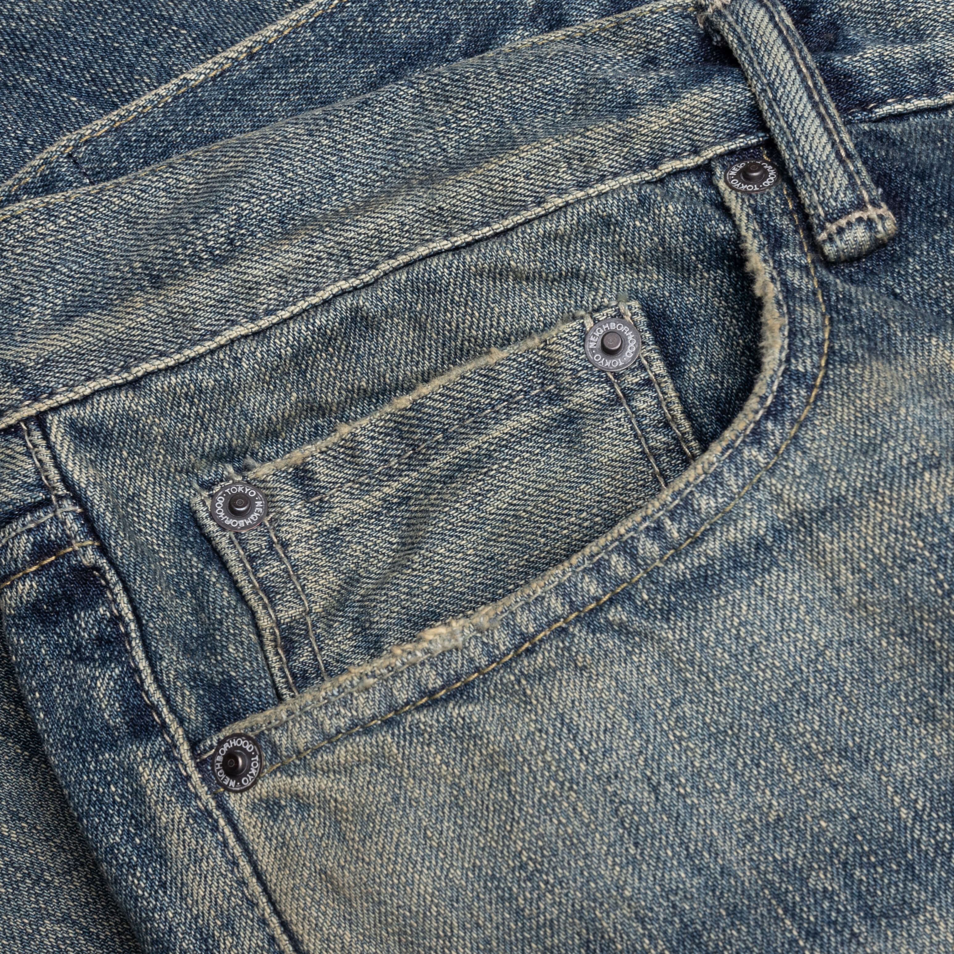 Savage Denim DP Wide Pants Indigo