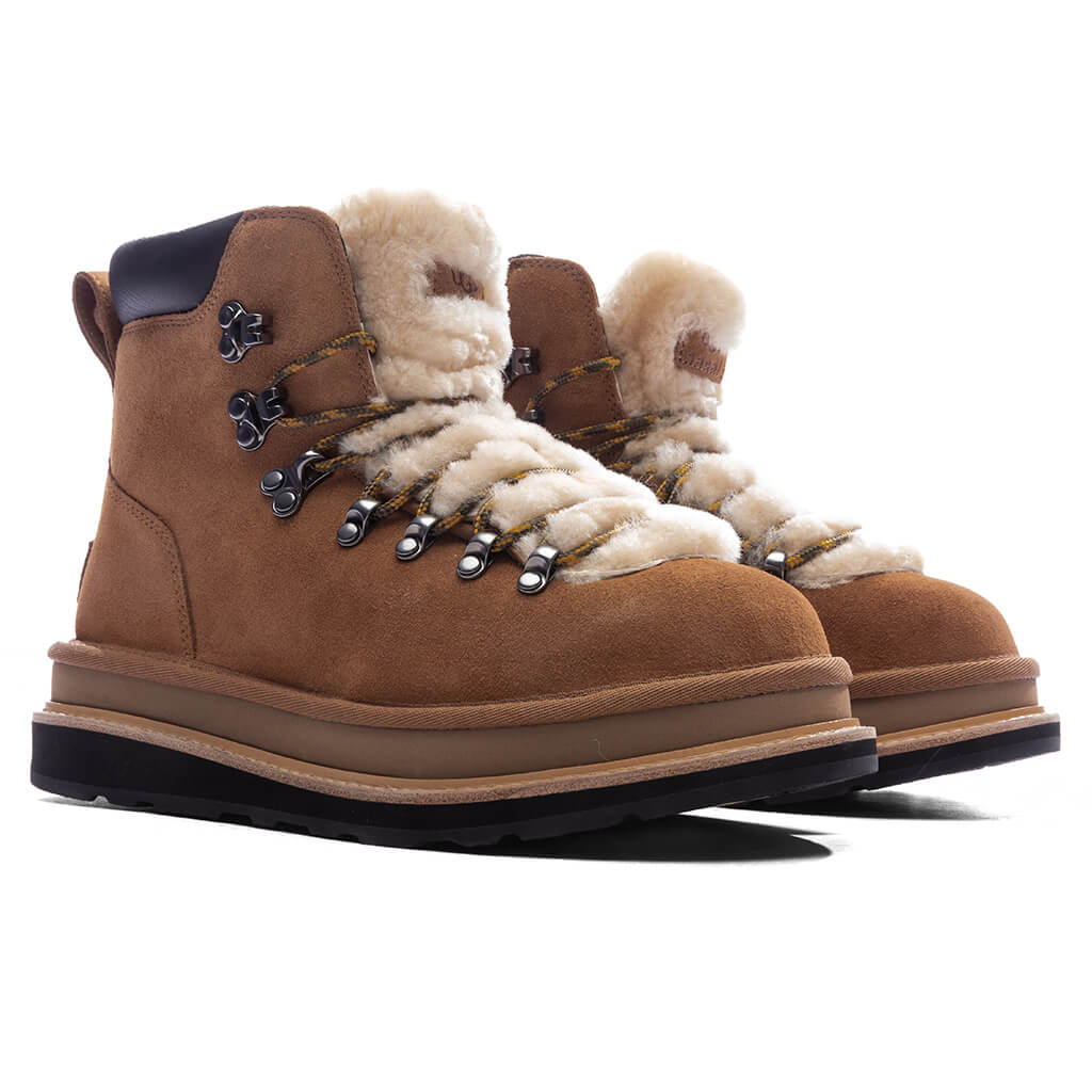 UGG x Sacai Womens Hiker Chestnut