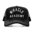 Miracle Academy Contrast Trucker Hat Black White