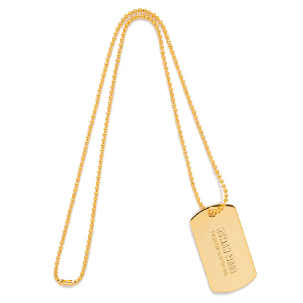 Silver Necklace Gold