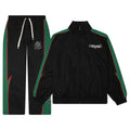 GT Tracksuit Black Green Red