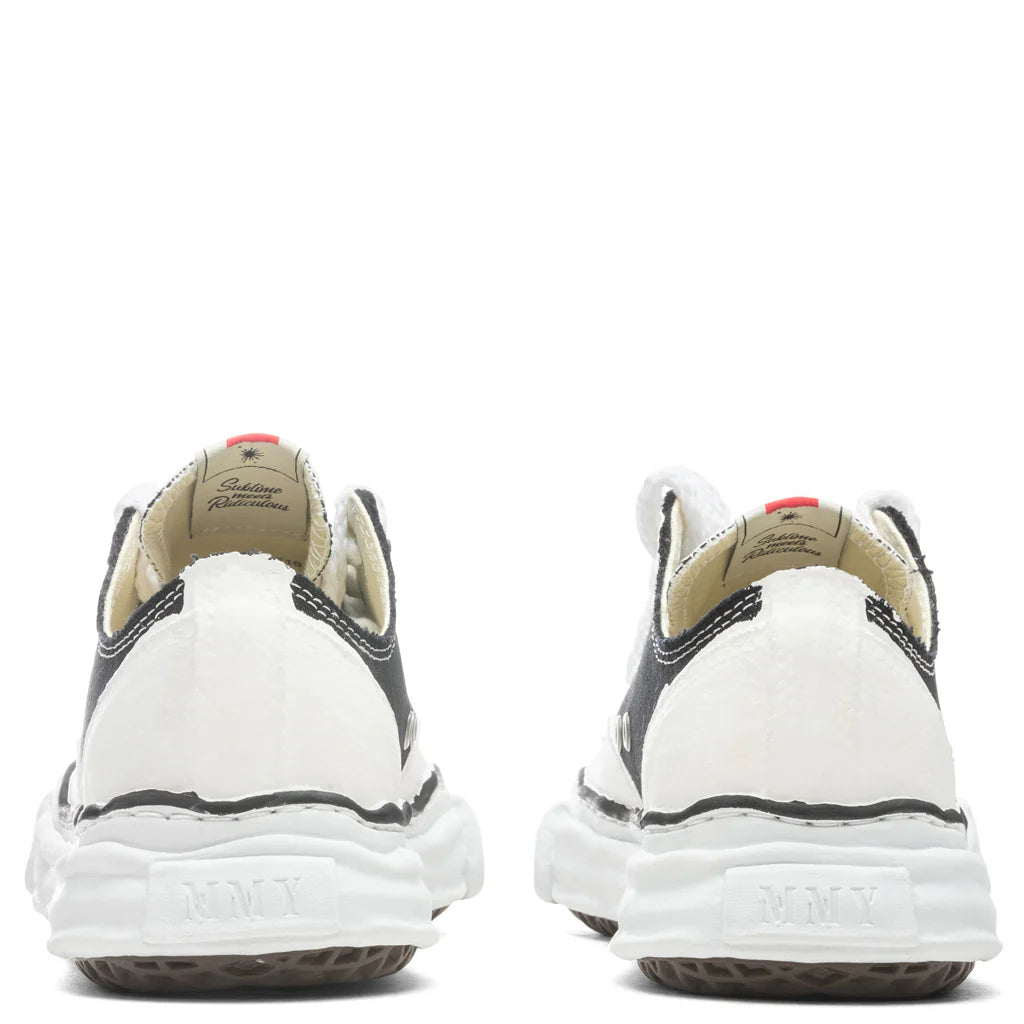 Peterson Low OG Sole Rubber Painted Canvas Sneaker Black White