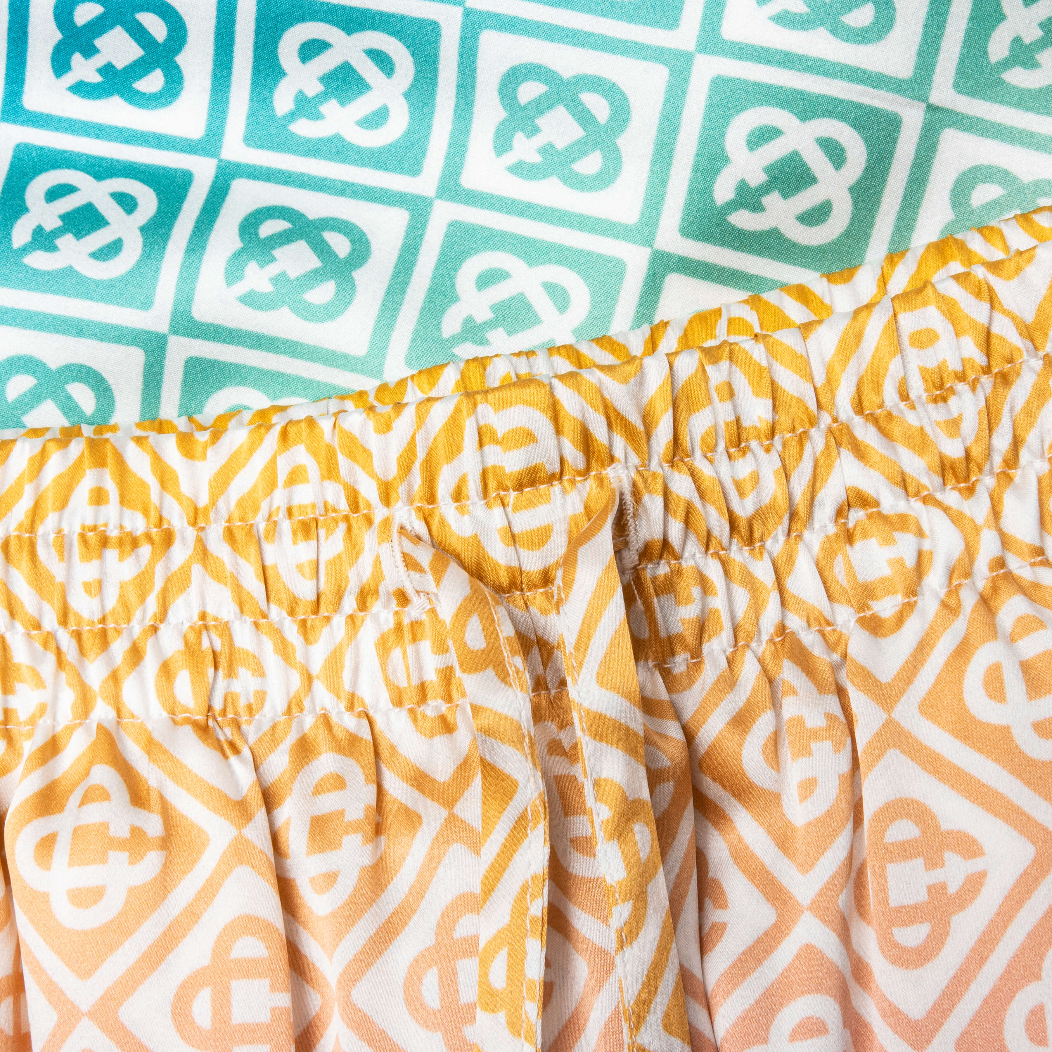 Silk Shorts Diamond Monogram Degrade
