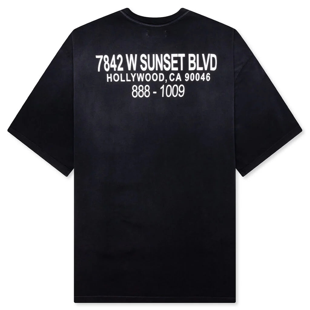 Club Amiri Wolf Oversized Tee Black