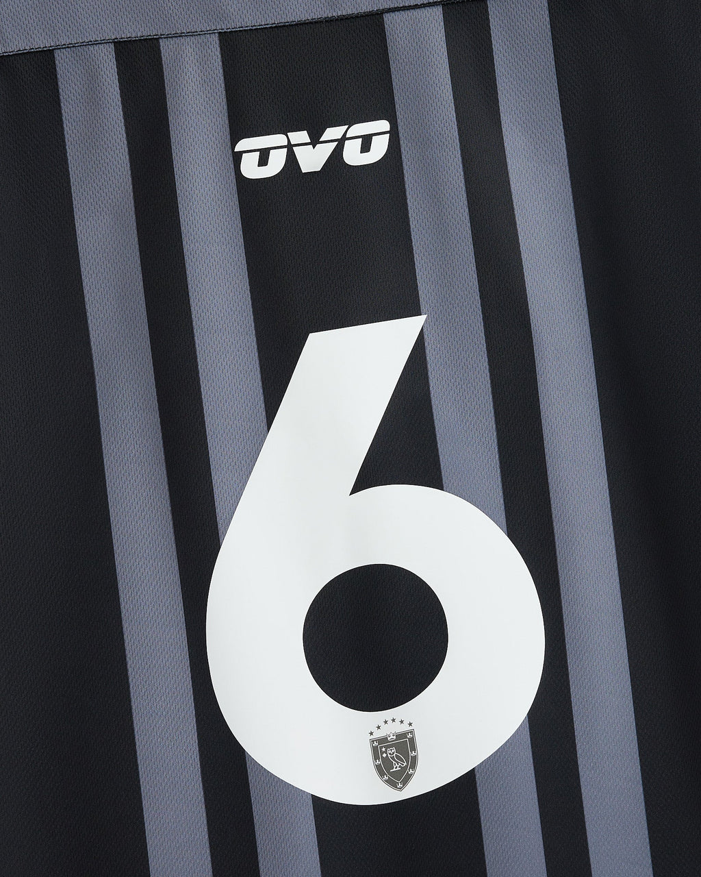 Stripe Soccer Jersey Black