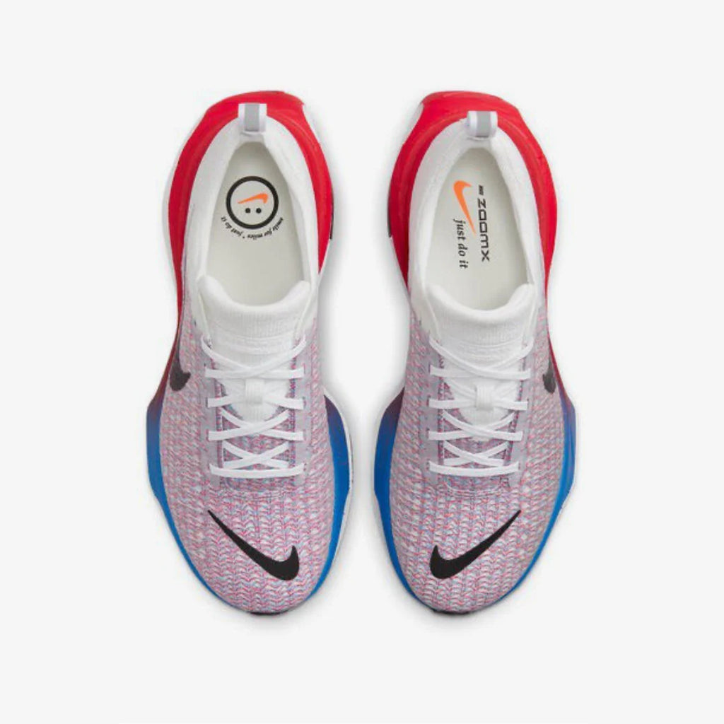 Nike Invincible Run 3 Branco Azul Vermelho