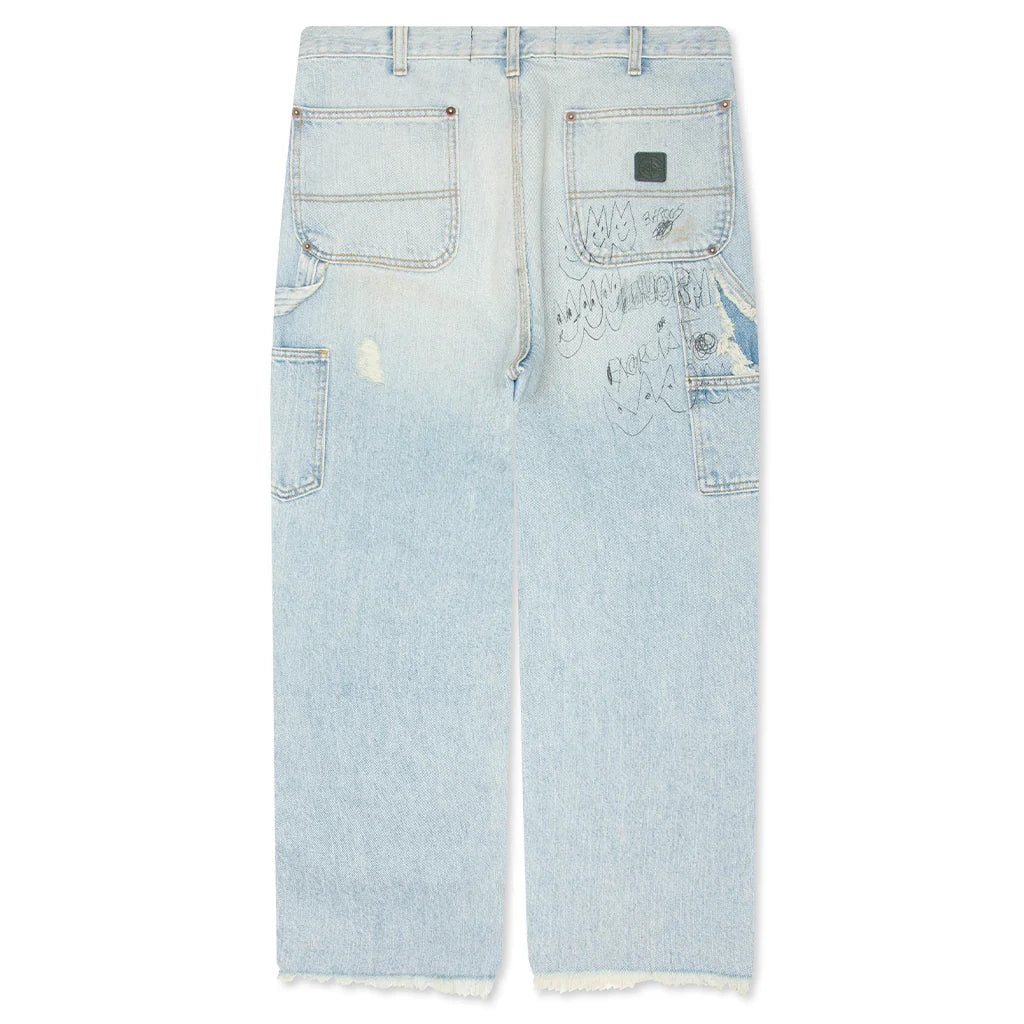 Busted Double Knee Jean Denim