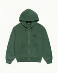BASIC STÜSSY ZIP HOODIE PIGMENT DYED