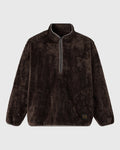 NEEDLES Sherpa Half Zip Mockneck Brown