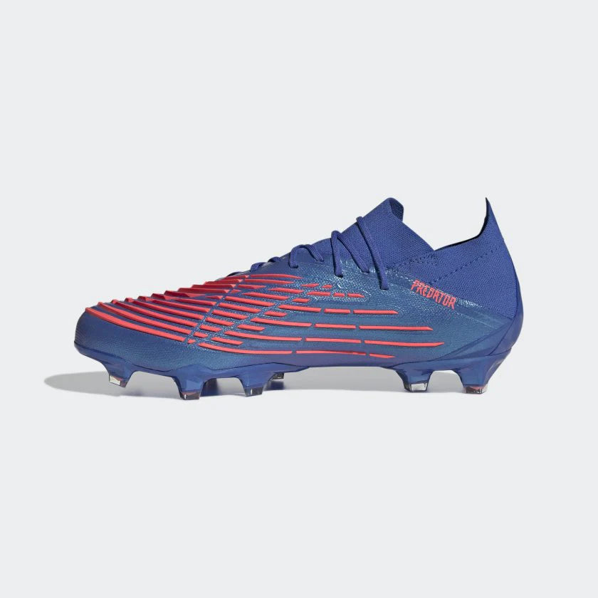 adidas Predator Edge1 Low FG Firm Ground Soccer Cleats Hi Res Blue Turbo Hi Res Blue