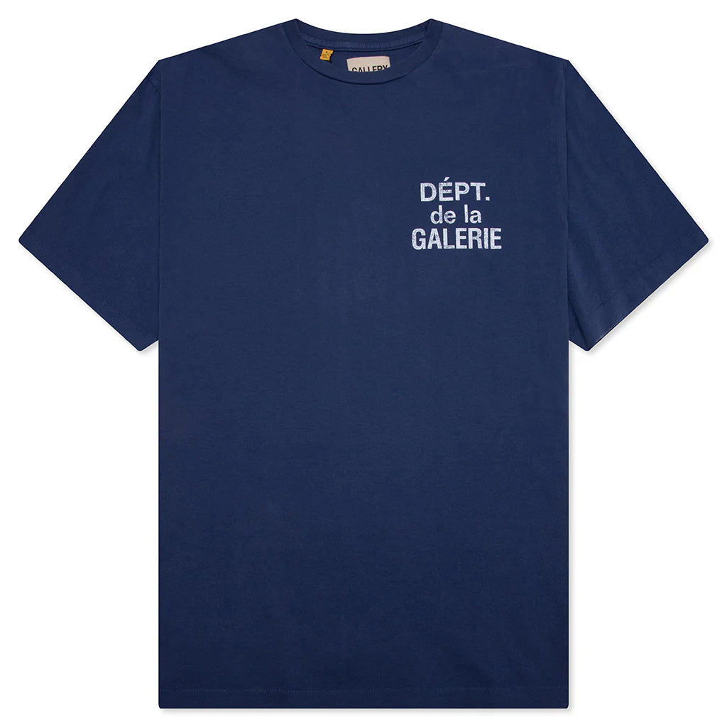 French S S Tee Navy