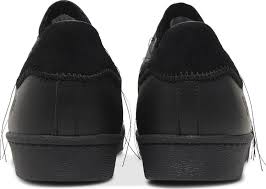 adidas Y 3 Superstar leather low top sneakers Black