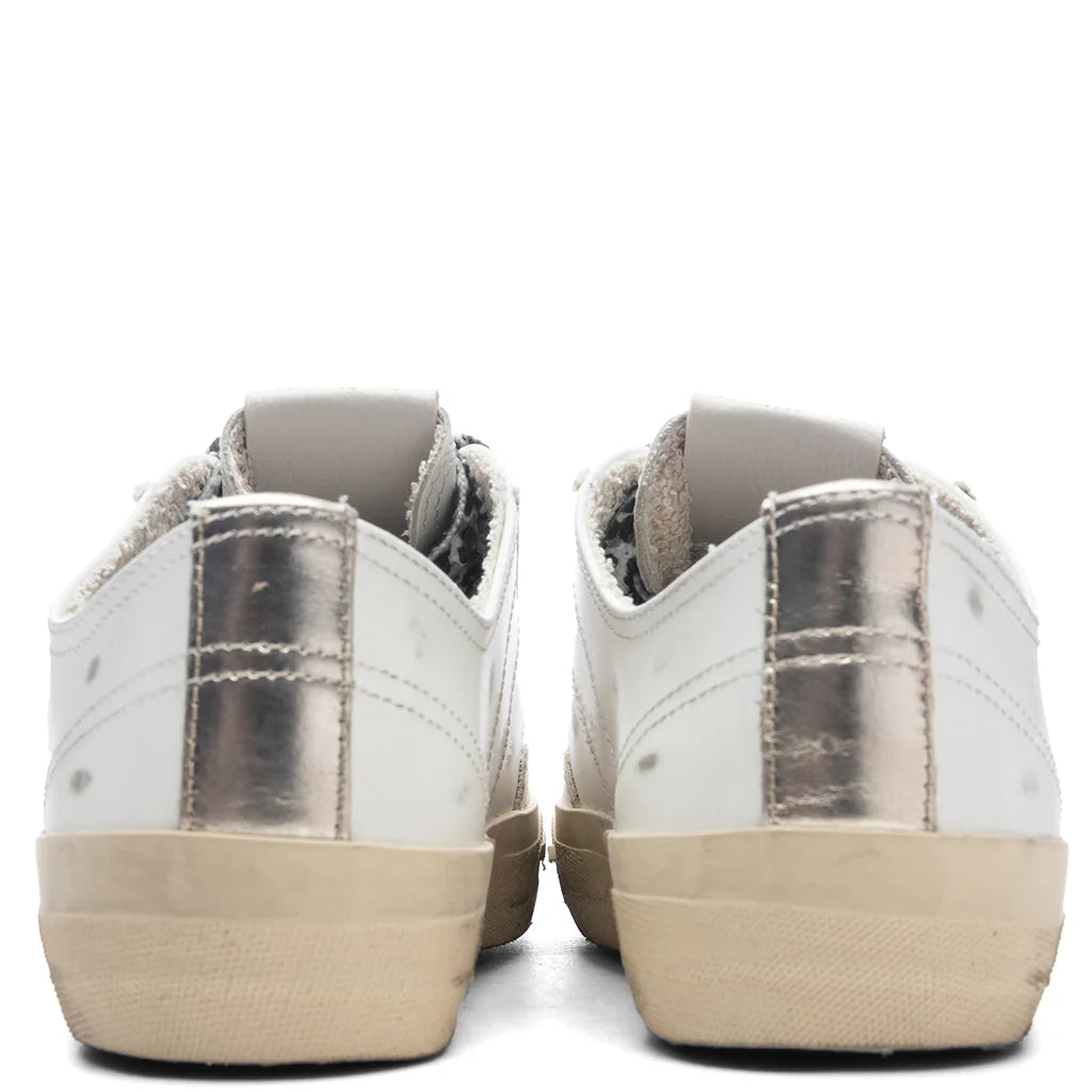 Womens V Star 2 Leather Sneaker White Bubble Gum Platinum