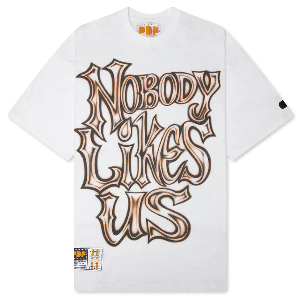 The Boy Nobody Like Us Tee White