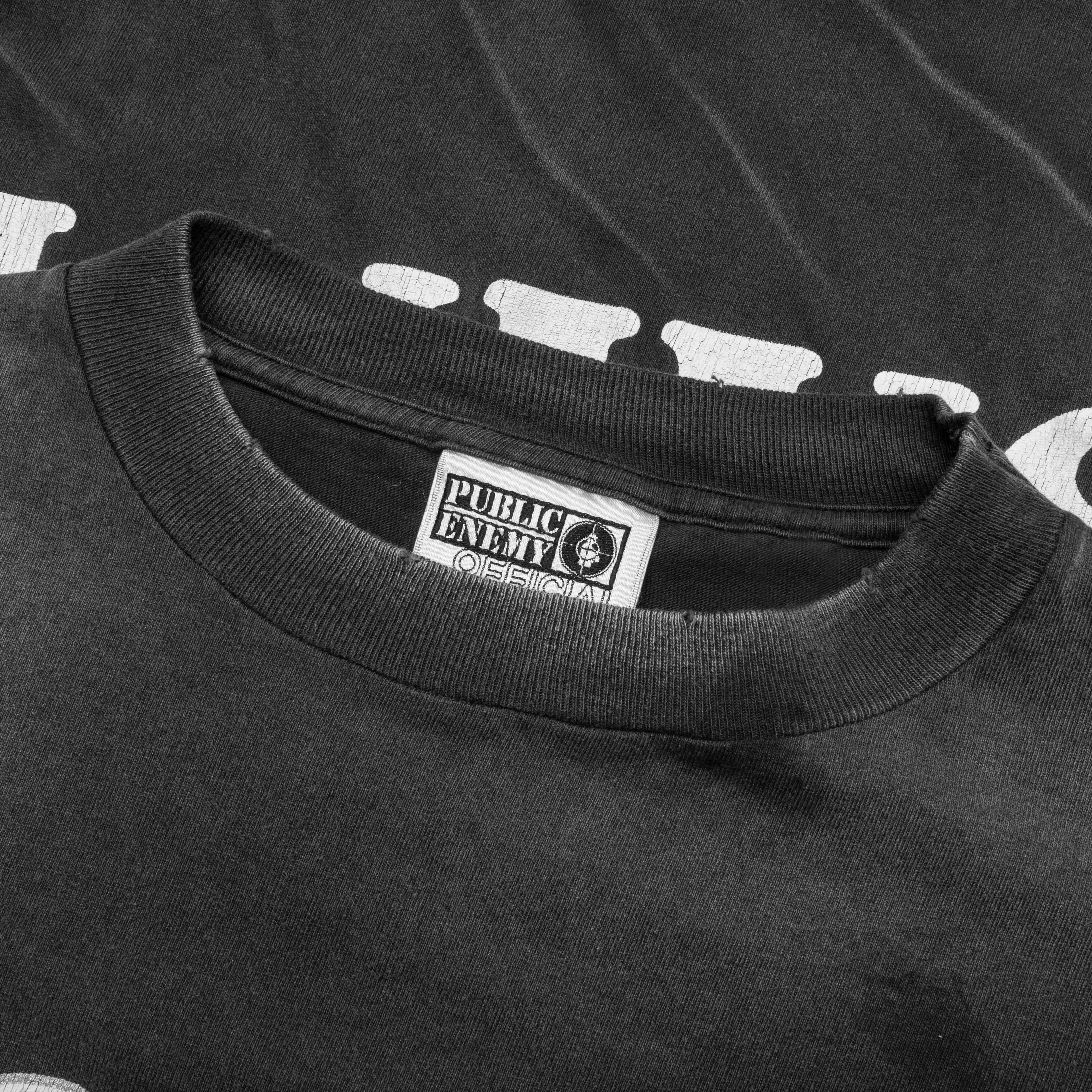 Saint Michael x Public Enemy Saint Enemy S S Tee Black