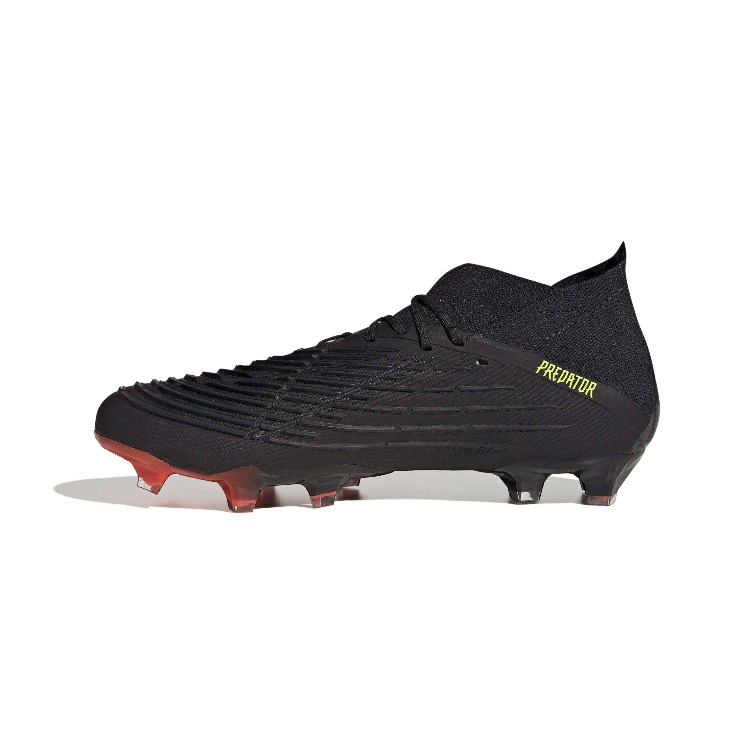 adidas Predator Edge1 FG Firm Ground Boots Black Solar Yellow Solar Red