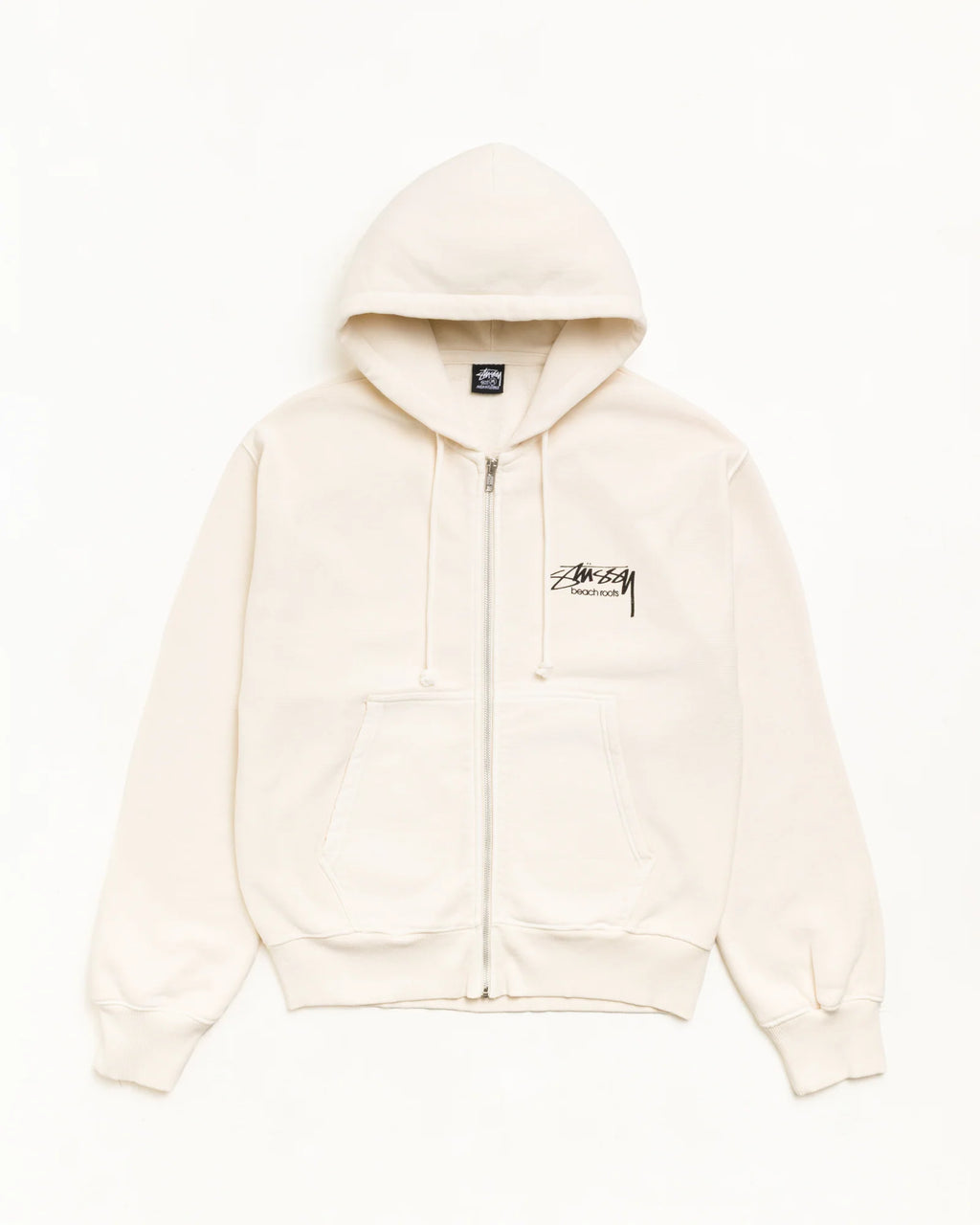 BEACH ROOTS ZIP HOODIE GARMENT DYED