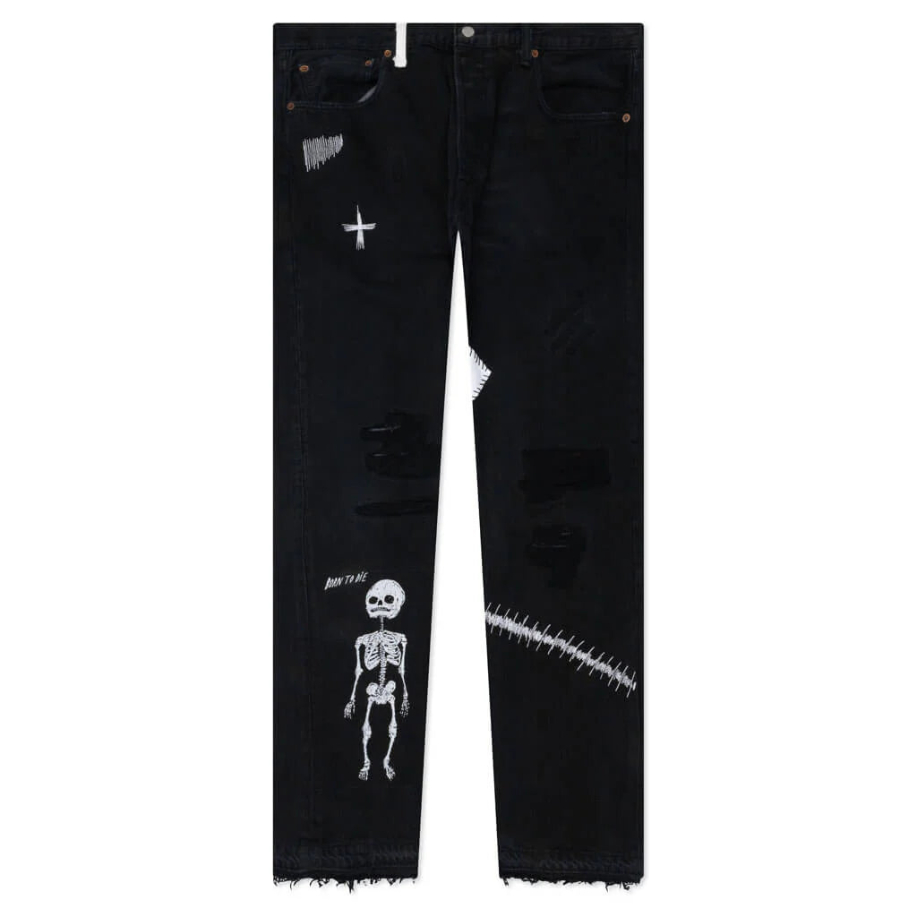 Fuck Face Denim Black