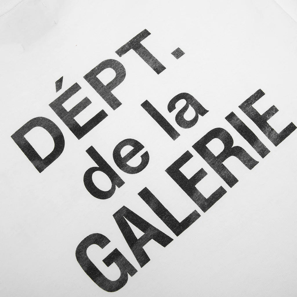 French S S Tee White