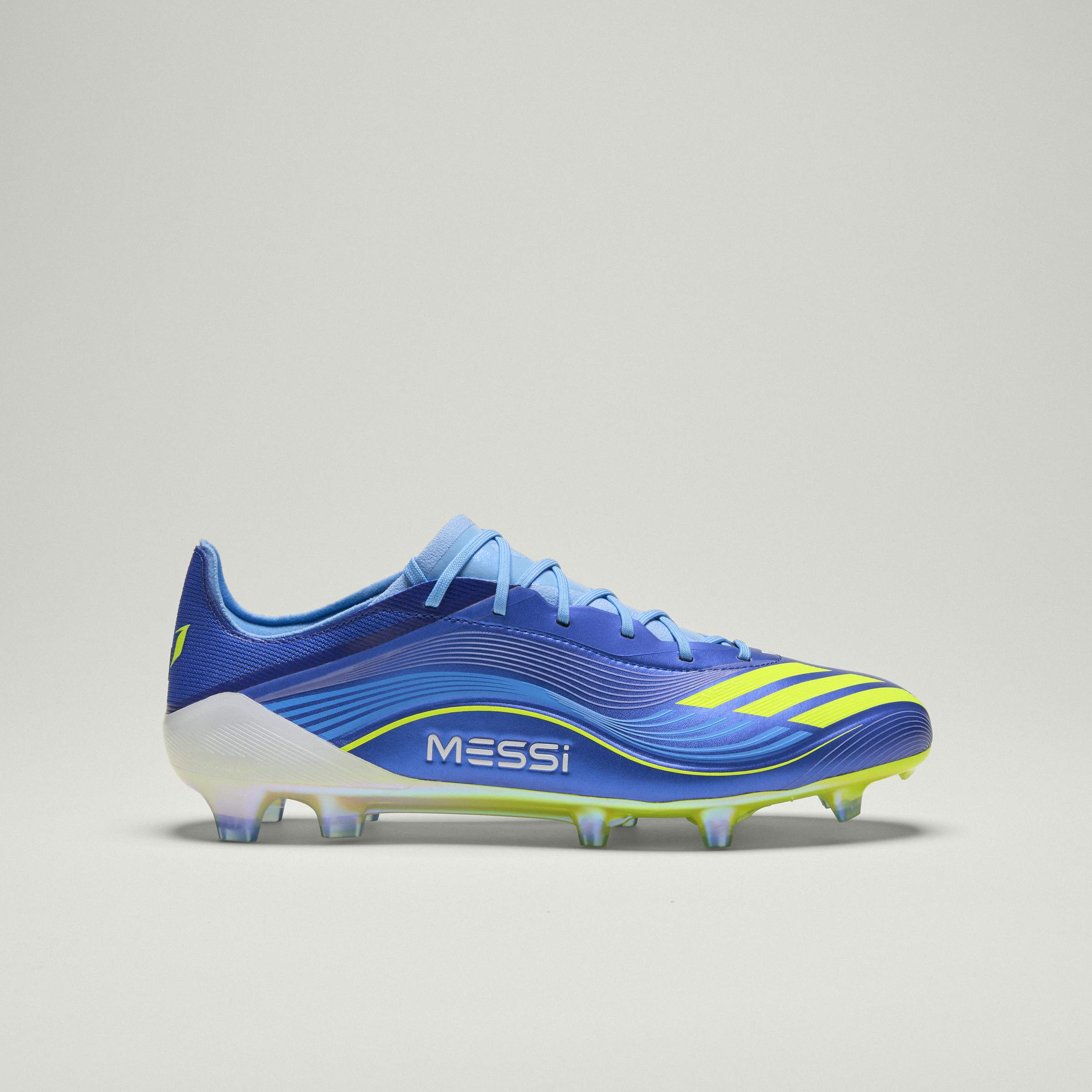 adidas F50 Messi Elite FG Mens Soccer Cleats Royal Blue Yellow Blue